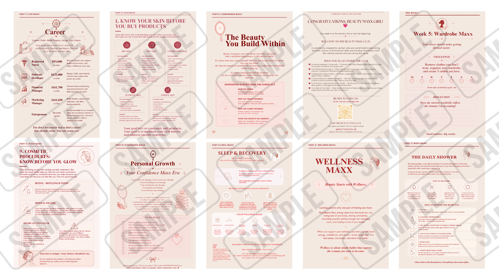 The Beauty Maxx Booklet